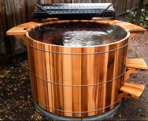Check out our hot tub series! Round Western Red Cedar Hot Tubs - Robert's Hot Tubs