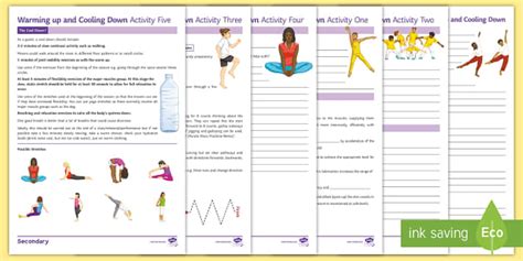 Warm Up Exercises Before Dancing Dance Activity Pack