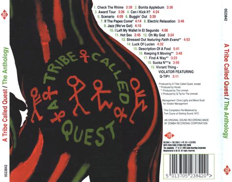 Caratulas De Cd De Musica A Tribe Called Quest The Anthology 1999