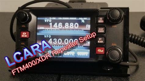 Lcara Ham Radio Yaesu Ftm400xdr Initial Setup And Repeater Test Youtube