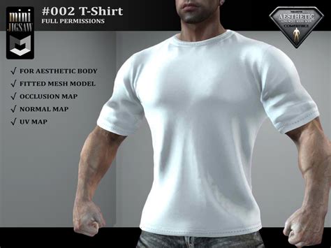 Second Life Marketplace Mj 002 Full Perm T Shirt