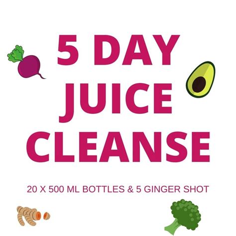 5 Day Juice Cleanse The Juice Works
