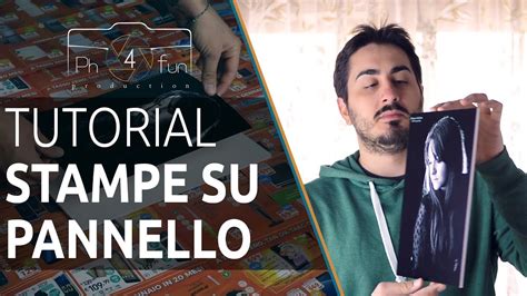 Tutorial Come Incollare Foto Su Pannello Per Esporle Youtube