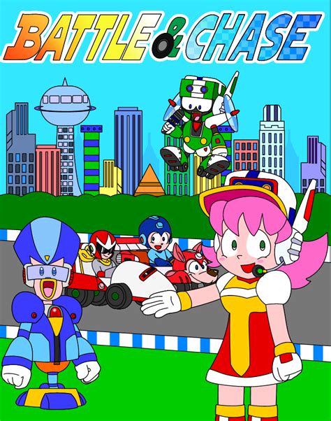 Megaman Battle And Chase Poster By Cuddlesnowy On Deviantart