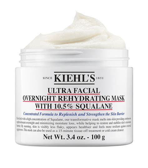 Kiehls Ultra Facial Overnight Hydrating Face Mask With 105 Squalane 100g Harrods Uk
