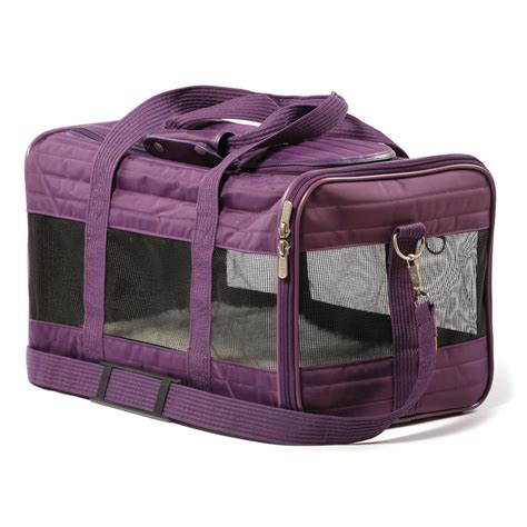 Sherpa Original Deluxe Airline Approved Pet Carrier Purple Large 19