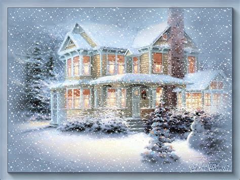 47 Animated Christmas Snow Wallpaper Wallpapersafari