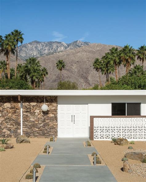 Palm Springs Home Tour The Real Thing Modern Landscape Design