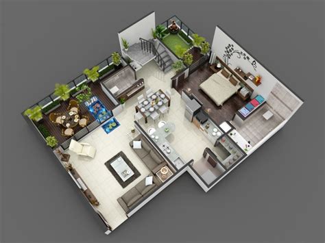 3d Floor Plan Design 3d Floor Plan Rendering Studio Kcl Solutions