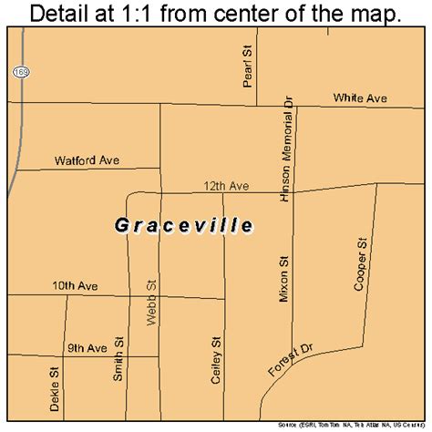 Graceville Florida Street Map 1227000