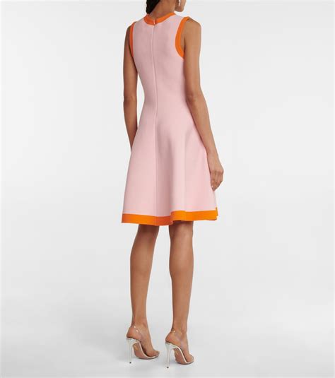 Minikleid Aus Strick In Multicolor Oscar De La Renta Mytheresa