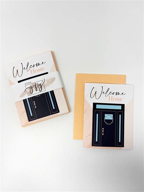 Welcome Home Card Set Of 6 New Home Buyers Realtors Etsy Uk