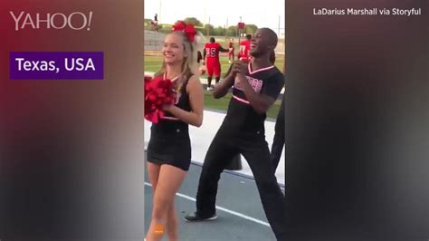 College Football Cheerleader Becomes Internet Sensation After This Enthusiastic Routine