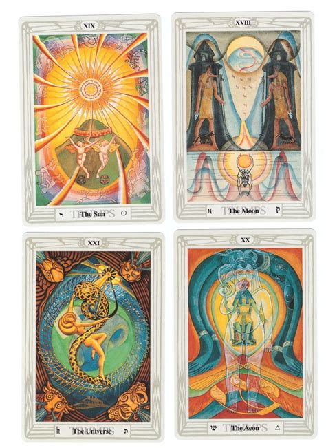 PDF-Printable Thoth 78 tarot cards instant download | Etsy