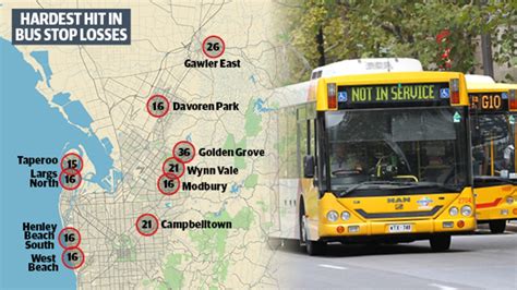 Map And List 1000 Adelaide Bus Stops Set To Be Cut According To Labor