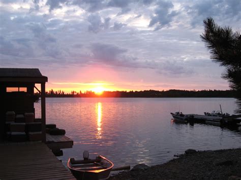 Sunrise On Lac Seul Photos Of Ontario Canada