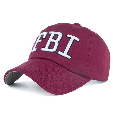 High Quality Fbi Baseball Cap Casual Cap Embroidered Baseball Caps