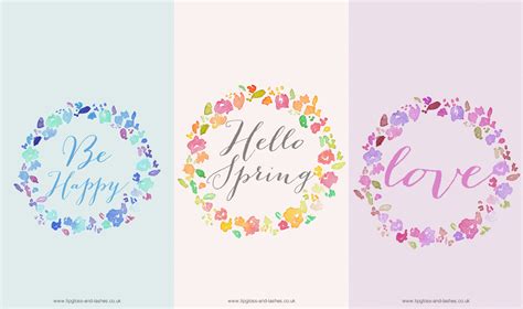 Cute Hello Spring Wallpapers Wallpaper Cave