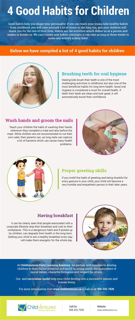 Good habits are the most important thing that parents can ...