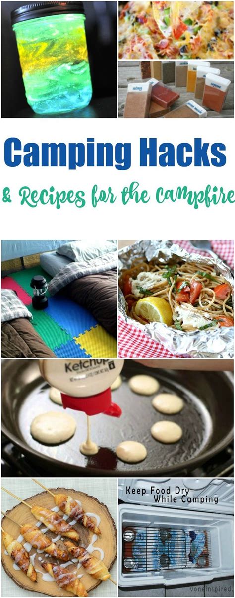 If you're like me, camping is the best part of summer, especially when you have a list of awesome camping hacks that help you to make the most of your trip. Awesome Tenting Hacks & Recipes for the Campfire | Camping ...