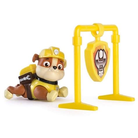 Paw Patrol Action Pack Pup And Badge Asst Rubble