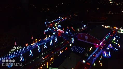 Winter Wonderlights Christmas Lights Short K Aerial Footage East Brunswick Nj Youtube