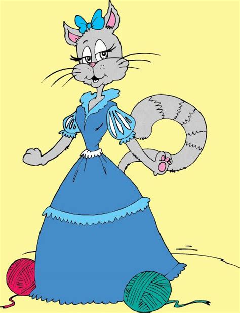 Cat Dressed Up In Gown Coloring Page Cat Dressed Up