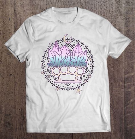 Pastel Goth Brass Knuckles Aesthetic Pastel Crystals T