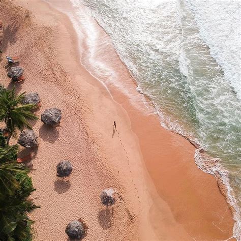 Tangalle Goyambokka Beach In Sri Lanka Drone Shot Tangalle Srilanka