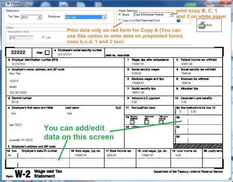 How To Print W2 Form For Employees With Ezpaycheck Payroll