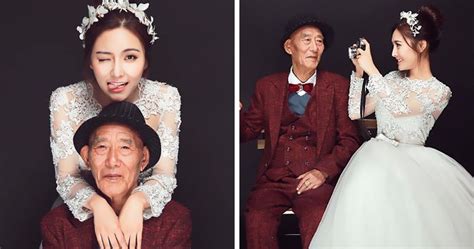 Woman Fulfills Her Ill Grandfathers Wish And Their Photos Will Leave