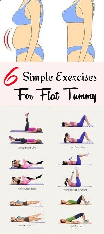 6 Simple Exercises For Flat Tummy In 3 Weeks Dream Lifestyle Ab