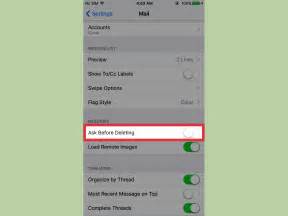 The deleted sms are stored in the internal database on android phone. How to Delete Mail App Messages Without Confirming on an ...