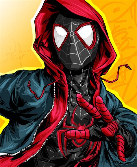 Marvels Spider Man Miles Morales By Fl1csart On Deviantart