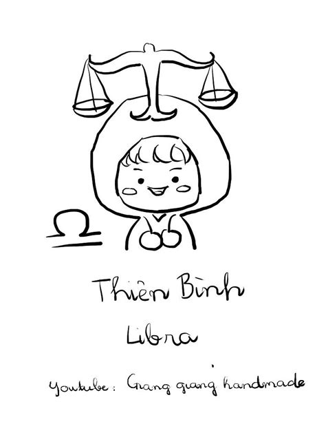 How To Draw Libra Chibi Zodiac Vẽ Chibi Cung Thiên Bình Chibi