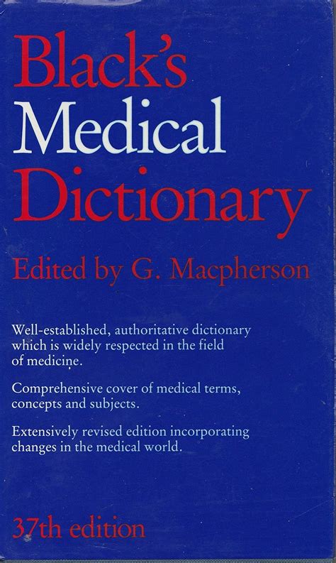 Amazon Blacks Medical Dictionary 38 Blacks Medical Dictionary