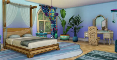 Blue Boho Bedroom Icanhassims A Sims 4 Gallery