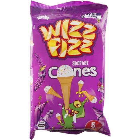 Buy Wizz Fizz Sherbet Cones 3 Pack Online Lolly Warehouse