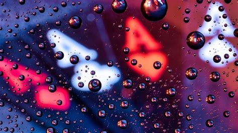 Water Droplets Wallpaper 4k Glass Macro 5k