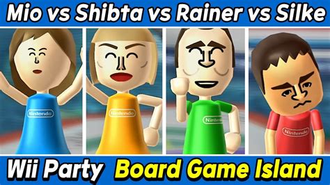 board game island gameplay mio vs shibta vs rainer vs silke expert com wii party alexgamingtv