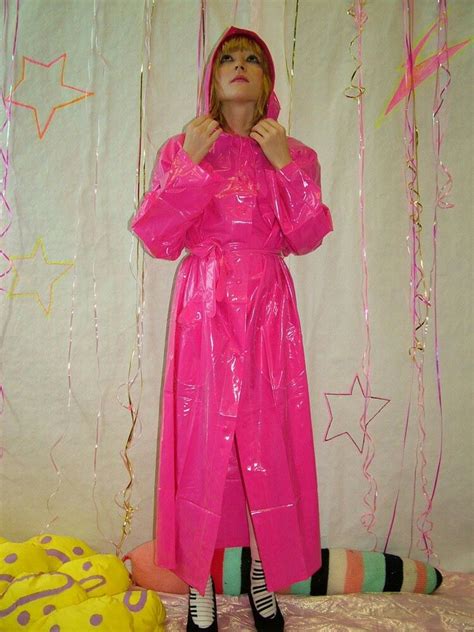 Pink Pvc Raincoat Rainwear Fashion Pink Raincoat Pvc Raincoat
