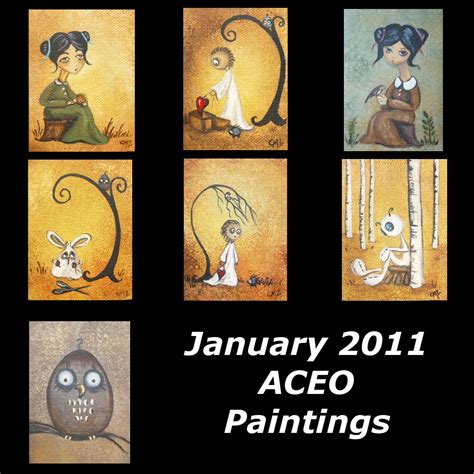 Another Painting Blog January Aceo Paintings