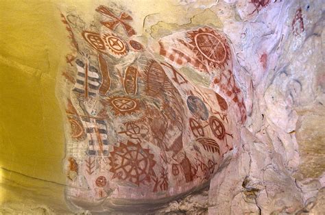 Native American Rock Art Chumash Painted Cave Photograph By Scott