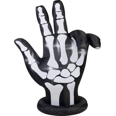 Gemmy Airblown Inflatable 7 X 6 Animated Skeleton Hand Halloween