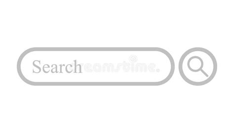 Search Bar Set Of Search Bar Stock Vector Illustration Of Modern