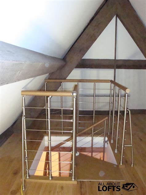 Wood And Metal Spiral Staircase For A Loft Conversion Loft Conversion