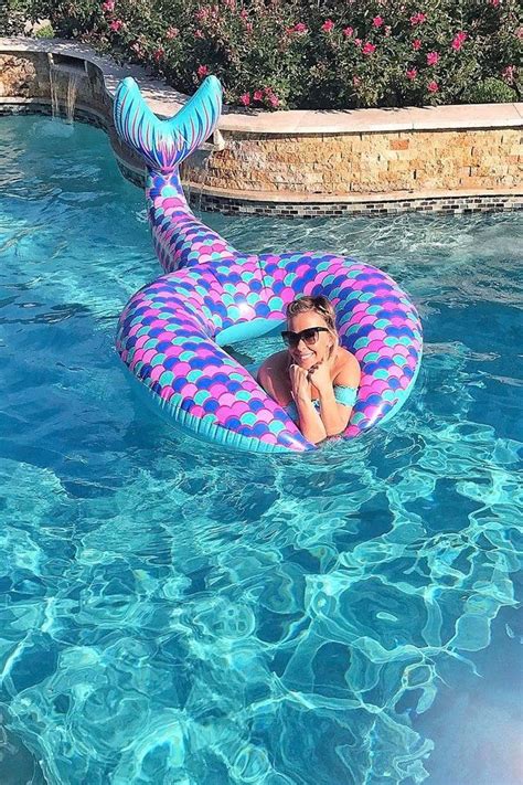 Experience Summer Fun With The Mermaid Tail Pool Float