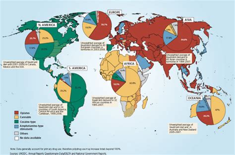 El Mapa De Las Adicciones Onu Muestra Las Drogas Más Populares En Cada
