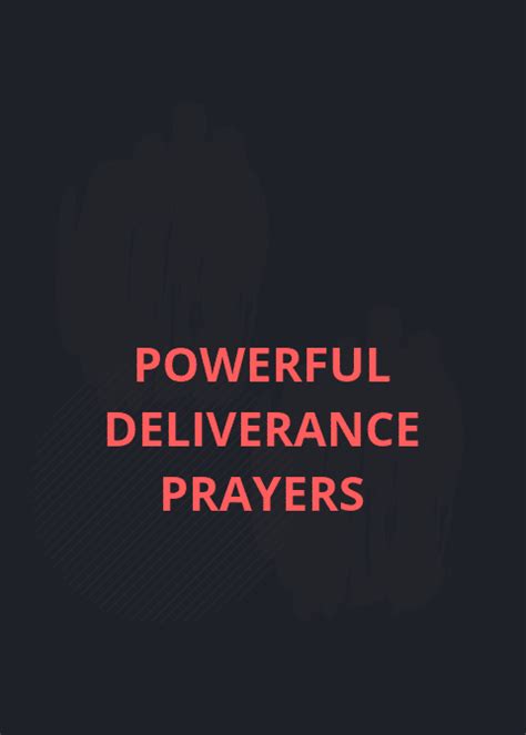 Powerful Deliverance Prayers Everyday Prayer Guide