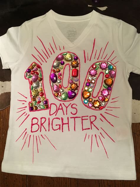 100 Days Of School T Shirt Project For Emmas Preschool Emma